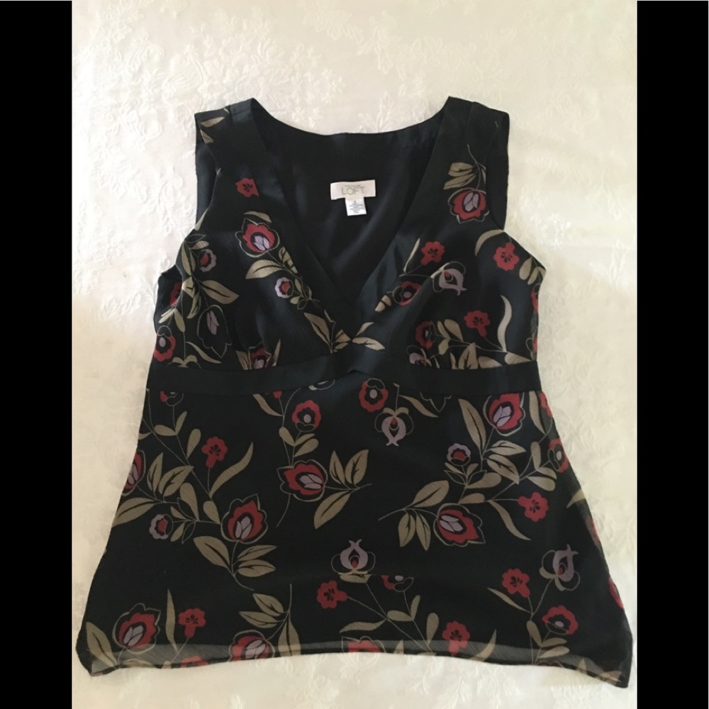 AnnTaylor Loft sleeveless blouse